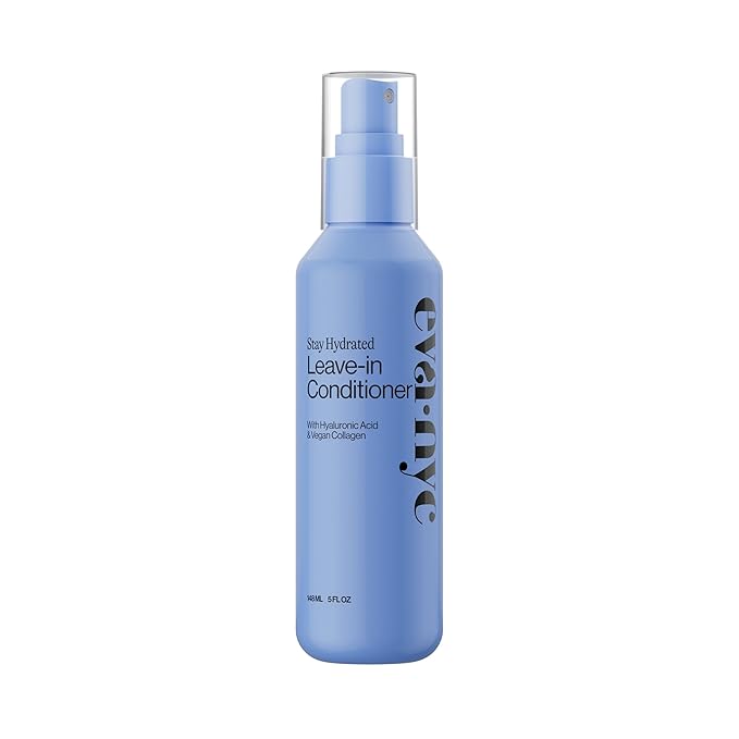 Eva NYC Hydrating Leave-In Conditioner Spray - Hyaluronic Acid + Vegan Collagen - Detangler + Heat Protectant - Lightweight Formula - Hydrating Deep Conditioner for Dry Hair - Jasmine Scent - 5 fl oz