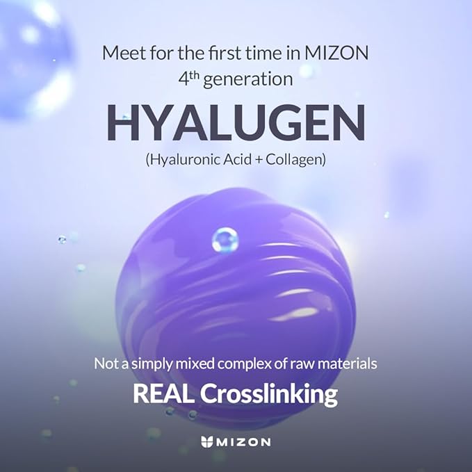 MIZON Hyalugen Pearl Jelly Face Mask (5 Pack) – with Collagen & Hyaluronic Acid Korean Beauty Full Face Sheet Mask Glowy Pearl Finish