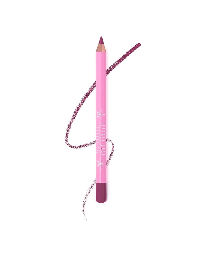 Jeffree Star Cosmetics Velour Lip Liner, Creamy Formula, Satin Finish, Long-Lasting, Peptide Complex, Mineral Oil-Free, Vegan & Cruelty-Free (Deep Sting)