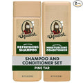 Dr. Squatch Men's Natural Shampoo and Conditioner Set – Sulfate & Paraben Free Natural Shampoo and Conditioner for Men – Scalp Nourishing Formula – Pine Tar (11 fl oz, 2-Pack)