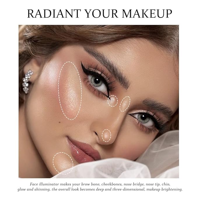 Brown Cream Sparkle Glitter Shimmer Eyeshadow Palette Makeup for Women, Brown Buttery Cream Powder Highlighter Vegan, de sombras de ojos, Built-in Mirror & Brush 04