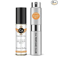 CA Perfume Duo Impression of De La Nuit No:2 For Women And Men Perfume Layering Set Long Lasting Travel Size EDP + Body Oil Roll-On Bottle 0.27 Fl Oz+0.33 Fl Oz