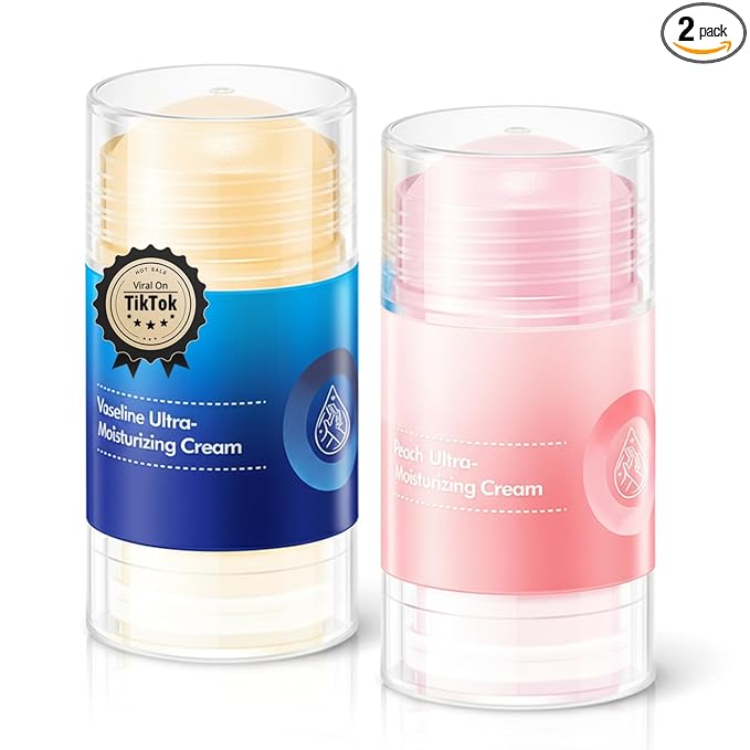 Crack Feet Prevention Stick (2-Pack) | Moisturizing Heel Balm & Foot Balm Stick for Dry, Cracked Feet | Anti-Crack Foot Cream Sticks for Softening, Nourishing, Smoothing Rough Heels & Dry Skin