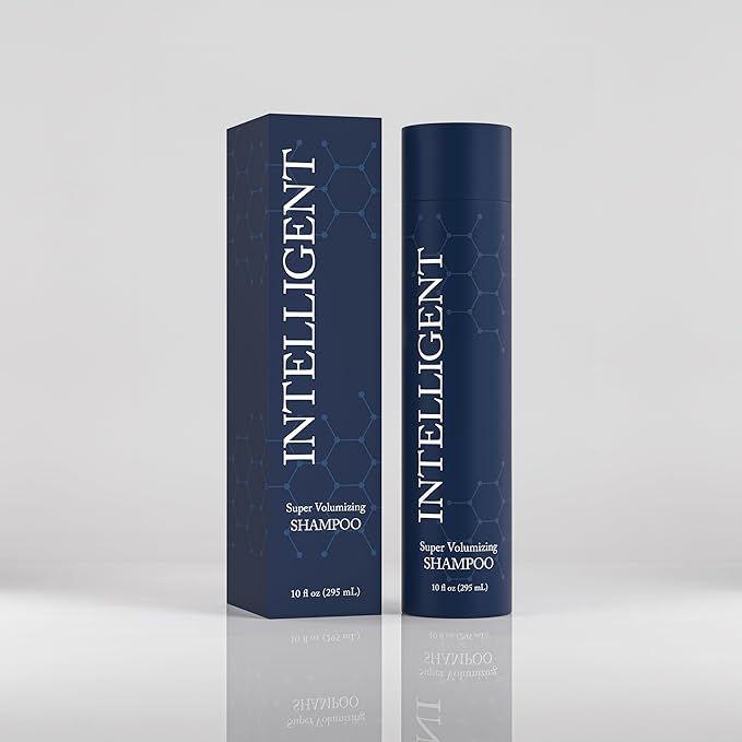 Intelligent Super Volumizing Hair Loss Shampoo - Strengthens Weakened Hair and Maximizes Volume | 10 fl oz (290 ml)