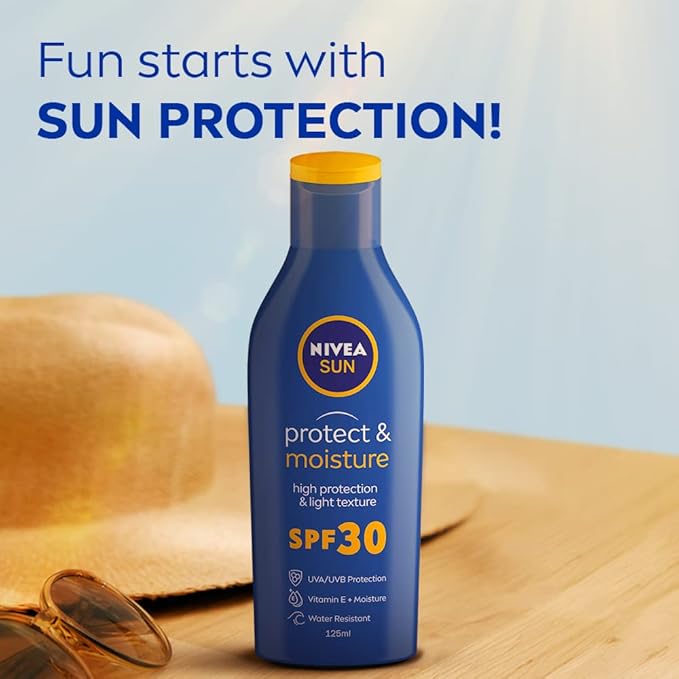 Nivea Sun Moisturising Lotion SPF 30 | 4.23 fl Oz |125ml
