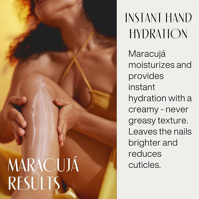 natura – Passion Fruit Hand Cream Travel Size – Soothing Balm – 24-Hour Hydration for Dry Hands – Fast Absorbing, Vegan Moisturizer – Calming & Nourishing Brazilian Hand and Cuticle Care- 1.41oz (40g)