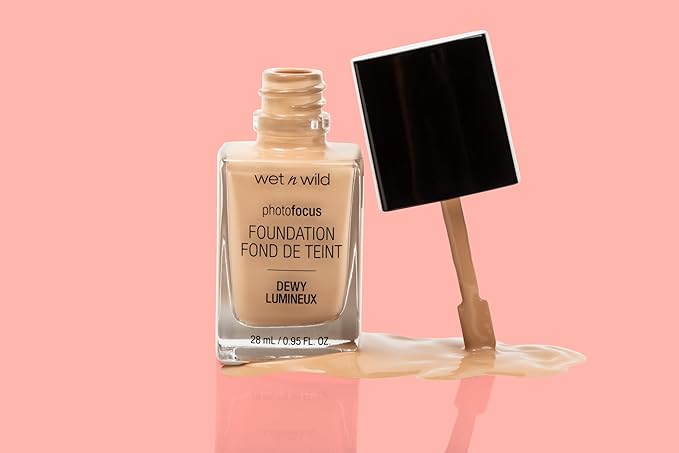 wet n wild Photo Focus Dewy Foundation Golden Beige (Pack of 2)