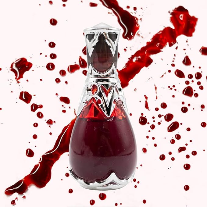 SushyGlowCosmetics 8ML Bloody Lip Tint- Lip Stain - Vampire Lip Stain - Water Tint - Blood Tint - Blood Stain - Vampy - Goth Lip (Bleeding Crystal)