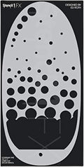 Stencil1FX - Bubble Up Water Droplets Eye Makeup Stencil for Costumes, Dress Up, Halloween, Cosplay, Face Painting, Raves, Festivals, Parades, Parties