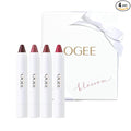 Ogee Tinted Sculpted Lip Oil - Blossom 4 Piece Gift Set - Made with 100% Organic Coconut Oil, Jojoba Oil, and Vitamin E - Best as Lip Balm, Lip Color or Lip Treatment