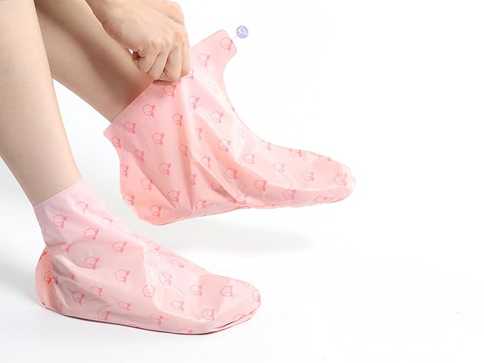 TONYMOLY I’m Lovely Peach Foot Mask – 5-Count Hydrating & Soothing Korean Foot Mask with Peach & Honeysuckle Extracts for Soft, Rejuvenated Feet