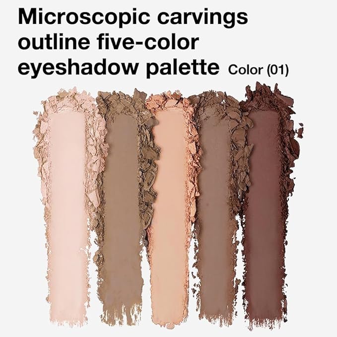CAKAILA 5 Colors Matte Eyeshadow Makeup Palette,Nude Pink Light Dark Brown Taupe Natural Neutral Eye Shadow Palette,Long Lasting Waterproof Naturing-Looking Women Girls Eye Shadow