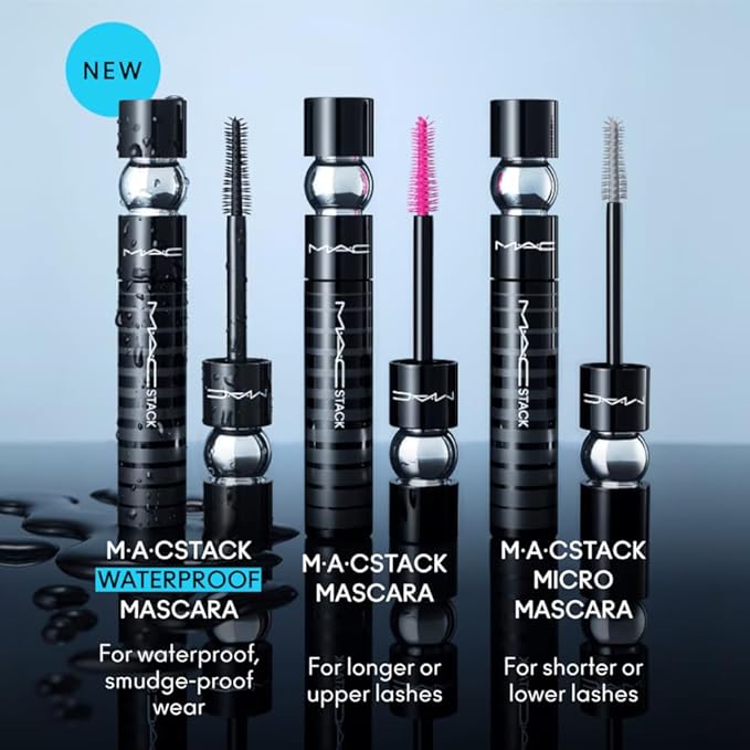 MAC Stack Superstack Mega Brush Waterproof Mascara - Black Stack by MAC for Women - 0.41 oz Mascara