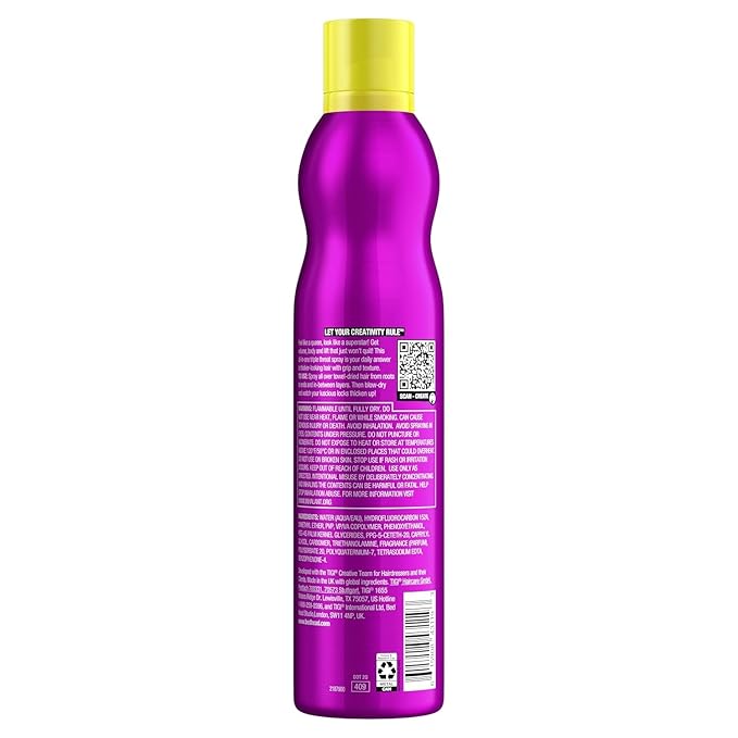 TIGI Bed Head Volumizing Hair Spray, Queen For A Day, for Thickening and Texturizing Fine Hair, 10.5 oz