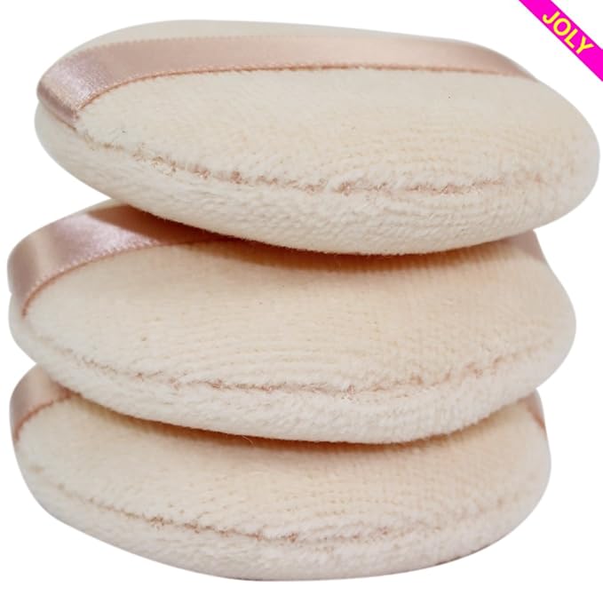 Joly Powder Puff for Makeup Face Powder (10 Pieces)