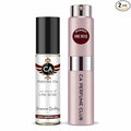 CA Perfume Duo Impression of Une Rose For Women Perfume Layering Set Long Lasting Travel Size EDP + Body Oil Roll-On Bottle 0.27 Fl Oz+0.33 Fl Oz