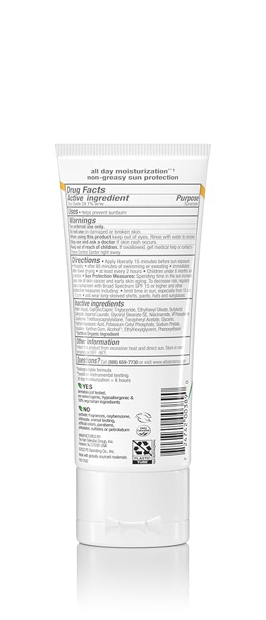 Alba Botanica Sunscreen Lotion, Sensitive Mineral, SPF 30, Fragrance Free, 3 oz (Pack of 2)
