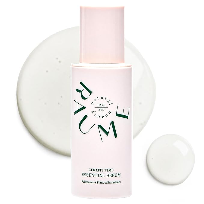 RAUME Cerafit Time Essential Serum, Lightweight Hydrating Face Serum with 34% Natural Citrus Fruit Water and CeraFit™ Ceramide Complex, Korean Skin Care (50 mL / 1.69 fl oz)