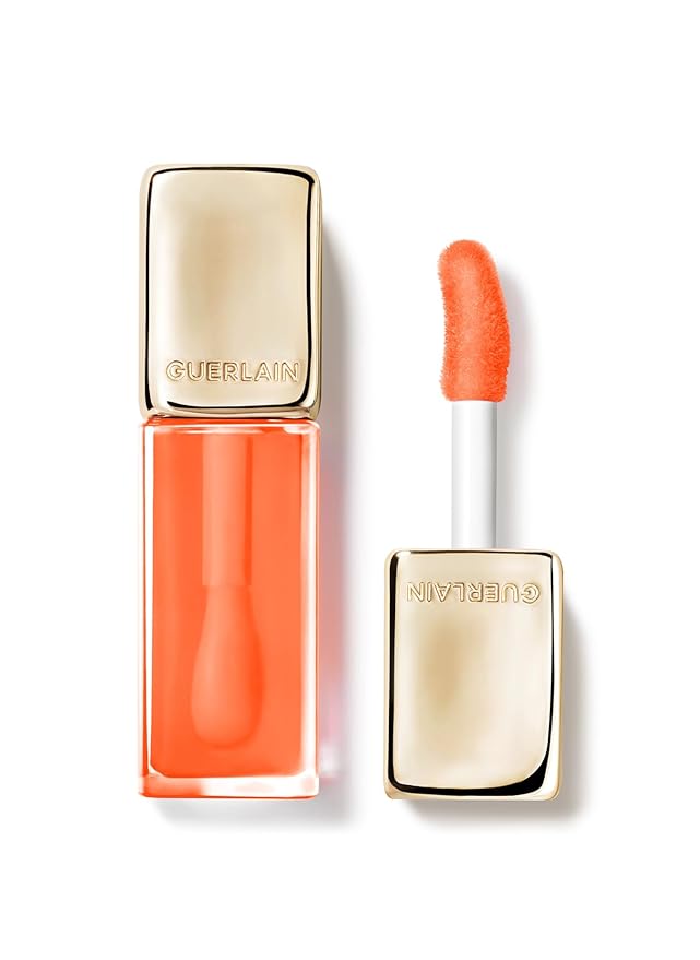 Kiss Kiss Bee Glow Oil - 319 Peach Glow by Guerlain for Women - 0.3 oz Lip Oil