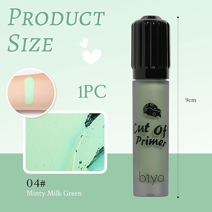 Liquid Eyeshadow, Long-Lasting Matte/Pearlescent eyeshadow, Cut Crease Eyeshadow Gel, High-Pigmented for Bold Eye Makeup, for day-to-night transitions (Mint Green, Matte)