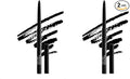wet n wild Mega Last Breakup Proof Retractable Eyeliner - Ultra-Fine Brush, Waterproof,16-Hour Long-Lasting Wear - Cruelty-Free & Vegan - Black (Pack of 2)