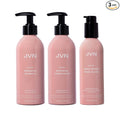 JVN Repair & Shine Essentials Set, Pack of 3, Includes Revive Repairing Shampoo, Conditioner, and Revive Rapid Repair Hair Bond Gloss, Made for Damaged Hair, Silicone-Free, Haircare for Women and Men