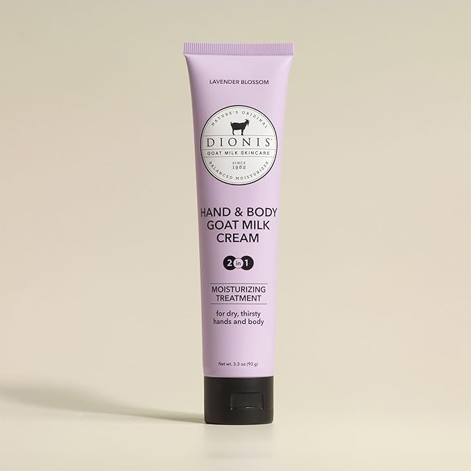 Dionis Goat Milk Hand & Body Cream Lavender Blossom 3.3oz (Pack of 1)