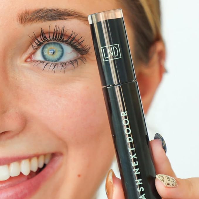 Lash Next Door Mini Mascara Black by Brooklyn & Bailey – Travel Size, Volumizing & Lengthening, Washable, Clump-Free, Smudge-Resistant, Lightweight Formula – 0.19 oz, 1-Pack
