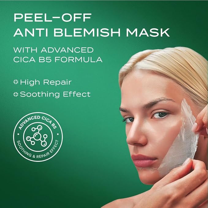 Vegan Aloe Cica Wrapping Mask - Overnight Peel Off Facial Mask with Jelly Brush for Glass Skin, Hydrating & Firming Korean Skin Care, Collagen-Boosting Niacinamide & Gentle Exfoliation 70 ml