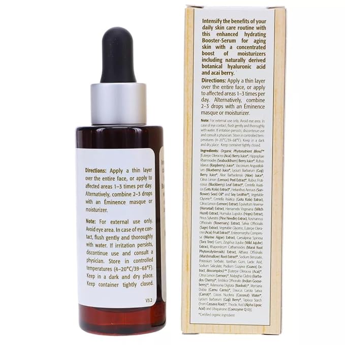 Firm Skin Acai Booster Serum by Eminence for Unisex - 1 oz Serum