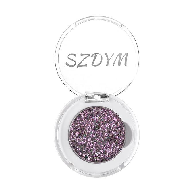 Professional multi-chrome eyeshadow,Handmade and long-lasting chameleon holographic,100% Vegan and Cruelty Free,Super Smooth and Highly Pigmented,Shine special colors (611)