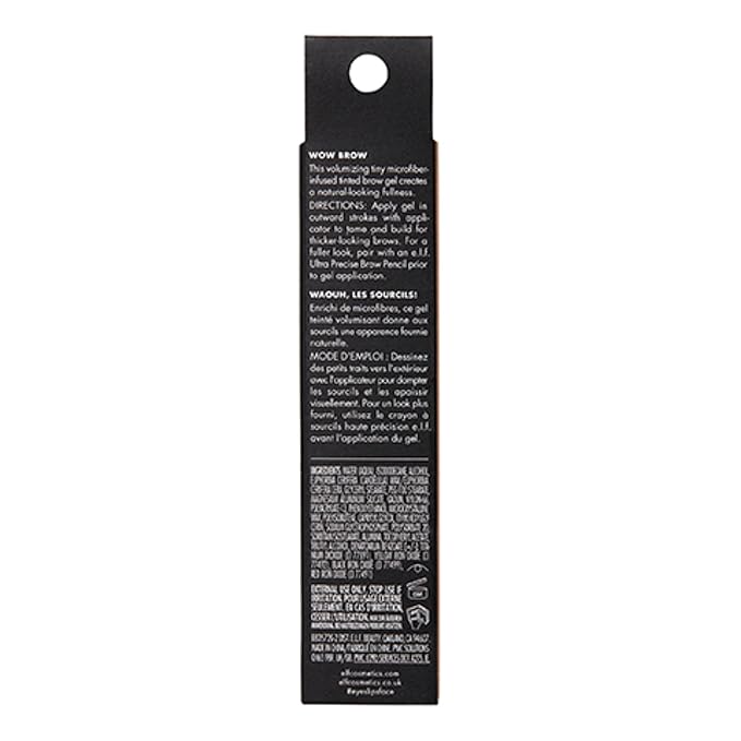 e.l.f. Cosmetics Wow Brow Gel, Taupe | Fiber-Infused | 0.12 Ounce | Pack of 2