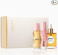 Gisou Honey Gloss On The Go Travel Set, Wildflower Honey Hair Perfume, Watermelon Sugar Lip Oil, Hair Oil, Shine-Boosting