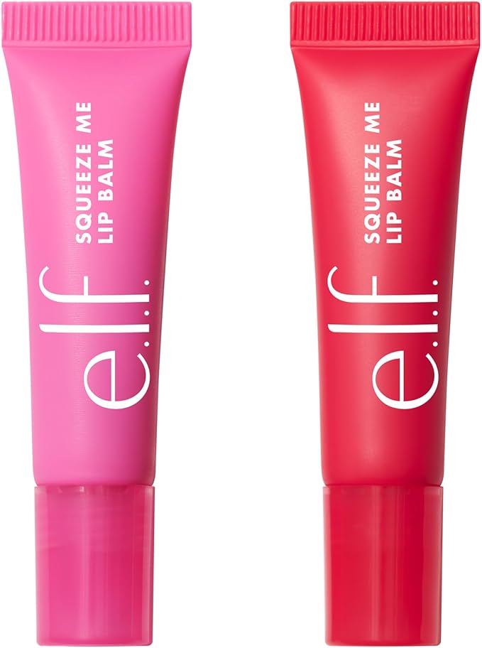 e.l.f. Squeeze Me Lip Balm, Moisturizing Lip Balm for A Sheer Tint of Color, Infused with Hyaluronic Acid, Vegan & Cruelty-Free