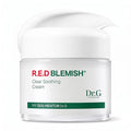 Dr. G R.E.D. Blemish Clear Soothing Cream - Calming Korean Moisturizer for Redness - Soothes Acne & Irritation - With Centella Asiatica - Long-Lasting Hydration - 2.36 fl oz