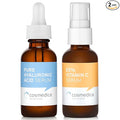 Cosmedica Skincare Set- Vitamin C Super Serum and Pure Hyaluronic Acid