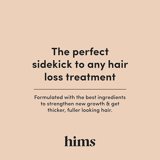 hims Max Volume Shampoo - Biovolume 128, Biotin, & Rice Protein - Root Lift & Thickening Shampoo - Paraben-Free, Sulfate-Free, Vegan - Citrus Spice Scent - 6.4 Fl Oz, 2 Pack