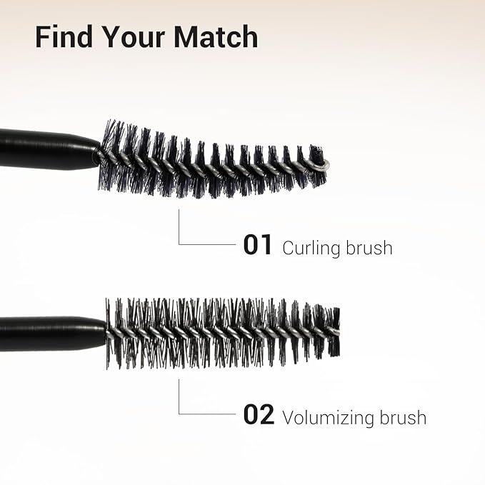 HEIMISH Dailism Smudge Stop Mascara, Volumizing & Lengthening, Long-lasting, Waterproof, Smudge-proof, Non-Clumping, Washable Cleansing Korean Mascara, 0.32oz/9g - Brown Volume