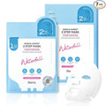 Bano Derma Expert 2 Step Moisturizing Face Mask – 2 in 1 Hydrating Sheet & Sleeping Mask with Hyaluronic Acid, Ceramide & Niacinamide | Supports Skin Barrier & Glow | Korean Skincare | 7 Sheets