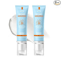 VGO Clear Face Sunscreen SPF 50, Hydrating Sun Essence Face Leaves No Sticky Feeling Travel Size Sunscreen Against UVA and UVB Rays 50ml / 1.7oz - 2 Packs