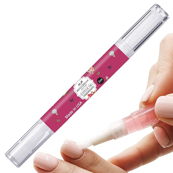 Pure Cuticle & Nail Oil Pen 2ml Heals Dry Cracked Cuticles (Milk & Honey + Pomegranate)