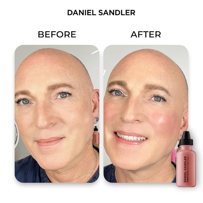 Daniel Sandler Watercolor Liquid Blush — Buildable, Blendable & Long-Lasting Liquid Blush for Cheeks, Lips, & Eyes — Lightweight & Water Resistant — For All Skin Types — So Pretty
