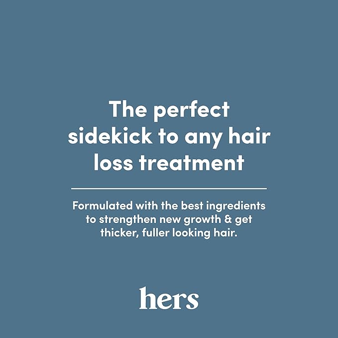hers Full Volume Shampoo & Conditioner Set - Biovolume 128 & Biotin Formula - Volumizing, Shine-Boosting Hair Care - Paraben-Free - Coastal Cedar Citron Scent - 6.4 Fl Oz, 2 Count