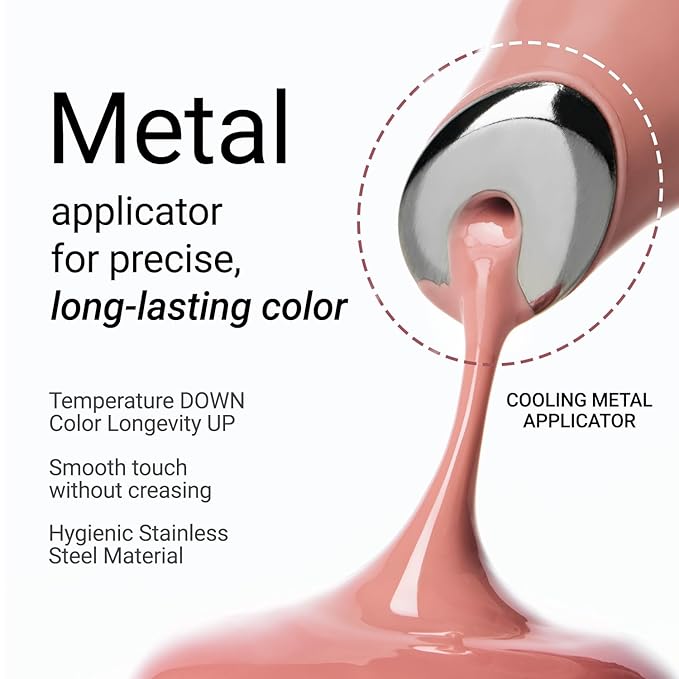JUNG SAEM MOOL LIP-PRESSION Metal Serum Gloss | Hydrating Tinted Lip Balm with a Hygiene Precision Metal Applicator & Serum Infused Ingredients, Korean Lip Plumper Gloss (Chai Tea)