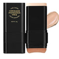 Foundation Stick,2 in 1 Dual-Ended Long-Lasting & Waterproof Concealer Korean Foundation Contour Sticks,Contouring Foundation with Brush,Full Coverage Matte Finish for Face Makeup(03LIGHT)