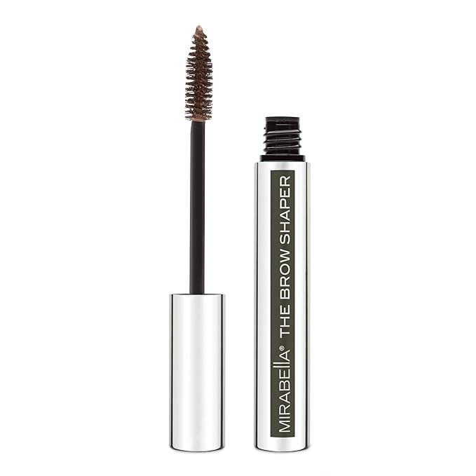 Mirabella Brow Shaper – Smudge Proof Tinted Eyebrow Gel & Universal Shade Brow Filler, Long-Lasting 2 in 1 Tinted Eye brow Gel, Volumizing Eyebrow Tint for Women - Universal Brown