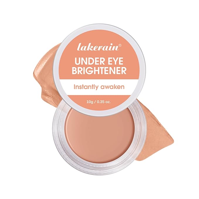 Under Eye Brightener & Concealer - Hydrating Color Corrector for Dark Circles, Lightweight Undereye Brightening Cream with Hyaluronic Acid & Shea Butter, Smooth & Blendable (Warm Nude, 1)