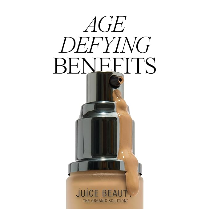 Juice Beauty Phyto-Pigments Flawless Serum Foundation - 11 Rosy Beige - 30 mL - Medium-to-Full, Long-Lasting Coverage - Reduces Look of Wrinkles + Pores - Vegan, Cruelty Free