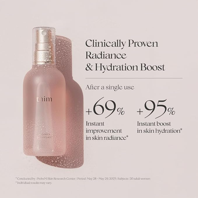 thim rose pdrn radiance mist spray serum - Clinically Tested, Vegan Skin Care, Hydrating, Lightweight Facial Radiance For All Skin Types (100ml /3.38 fl.oz.)