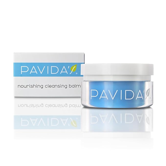 Cleansing Balm Makeup Remover – All Natural PEG-Free Formula, Gently Melts Waterproof Makeup & SPF, Vegan Nourishing Skin Cleanse for All Skin Types, 50ml | PAVIDA'S